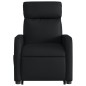 vidaXL Sillón de masaje elevable eléctrico cuero sintético negro vidaXL Sillón de masaje elevable eléctrico cuero sintético negro