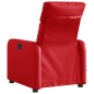 vidaXL Sillón de masaje reclinable eléctrico de cuero artificial rojo vidaXL Sillón de masaje reclinable eléctrico de cuero artificial rojo