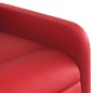 vidaXL Sillón de masaje reclinable eléctrico de cuero artificial rojo vidaXL Sillón de masaje reclinable eléctrico de cuero artificial rojo