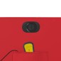 vidaXL Sillón de masaje reclinable eléctrico de cuero artificial rojo vidaXL Sillón de masaje reclinable eléctrico de cuero artificial rojo