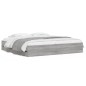 vidaXL Cama con cajones madera ingeniería gris Sonoma 200x200 cm vidaXL Cama con cajones madera ingeniería gris Sonoma 200x200 cm