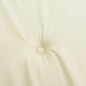vidaXL Cojín de banco de jardín tela Oxford blanco crema 150x50x3 cm vidaXL Cojín de banco de jardín tela Oxford blanco crema 150x50x3 cm
