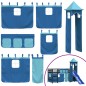 vidaXL Cama alta para niños con torre madera pino azul 80x200 cm vidaXL Cama alta para niños con torre madera pino azul 80x200 cm