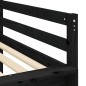 vidaXL Cama alta para niños con torre madera pino azul 90x200 cm vidaXL Cama alta para niños con torre madera pino azul 90x200 cm