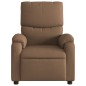 vidaXL Sillón reclinable eléctrico de tela marrón vidaXL Sillón reclinable eléctrico de tela marrón