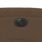 vidaXL Sillón reclinable eléctrico de tela marrón vidaXL Sillón reclinable eléctrico de tela marrón