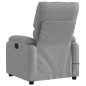 vidaXL Sillón reclinable de masaje eléctrico tela gris claro vidaXL Sillón reclinable de masaje eléctrico tela gris claro