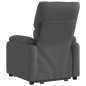 vidaXL Sillón reclinable elevable de tela gris oscuro vidaXL Sillón reclinable elevable de tela gris oscuro