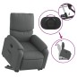 vidaXL Sillón reclinable elevable de tela gris oscuro vidaXL Sillón reclinable elevable de tela gris oscuro