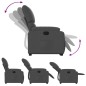 vidaXL Sillón reclinable elevable de tela gris oscuro vidaXL Sillón reclinable elevable de tela gris oscuro