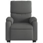 vidaXL Sillón reclinable elevable de tela gris oscuro vidaXL Sillón reclinable elevable de tela gris oscuro