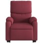 vidaXL Sillón reclinable elevable tela rojo tinto vidaXL Sillón reclinable elevable tela rojo tinto