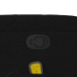 vidaXL Sillón reclinable de masaje elevable tela negro