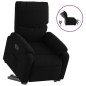 vidaXL Sillón eléctrico reclinable elevable de tela negro vidaXL Sillón eléctrico reclinable elevable de tela negro