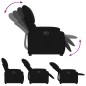 vidaXL Sillón eléctrico reclinable elevable de tela negro vidaXL Sillón eléctrico reclinable elevable de tela negro