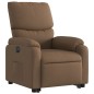 vidaXL Sillón eléctrico reclinable elevable de tela marrón vidaXL Sillón eléctrico reclinable elevable de tela marrón