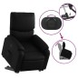 vidaXL Sillón reclinable elevable cuero artificial negro vidaXL Sillón reclinable elevable cuero artificial negro