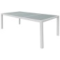 vidaXL Set de comedor de jardín 9 piezas ratán sintético blanco crema vidaXL Set de comedor de jardín 9 piezas ratán sintético blanco crema