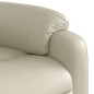 vidaXL Sillón de masaje elevable eléctrico cuero sintético crema vidaXL Sillón de masaje elevable eléctrico cuero sintético crema