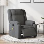 vidaXL Sillón reclinable de masaje eléctrico tela gris oscuro vidaXL Sillón reclinable de masaje eléctrico tela gris oscuro