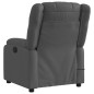 vidaXL Sillón reclinable de masaje eléctrico tela gris oscuro vidaXL Sillón reclinable de masaje eléctrico tela gris oscuro