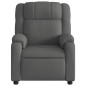 vidaXL Sillón reclinable de masaje eléctrico tela gris oscuro vidaXL Sillón reclinable de masaje eléctrico tela gris oscuro