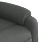 vidaXL Sillón reclinable de masaje eléctrico tela gris oscuro vidaXL Sillón reclinable de masaje eléctrico tela gris oscuro