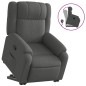vidaXL Sillón reclinable elevable de tela gris oscuro vidaXL Sillón reclinable elevable de tela gris oscuro