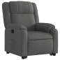 vidaXL Sillón reclinable elevable de tela gris oscuro vidaXL Sillón reclinable elevable de tela gris oscuro