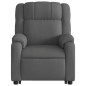 vidaXL Sillón reclinable elevable de tela gris oscuro vidaXL Sillón reclinable elevable de tela gris oscuro