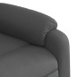 vidaXL Sillón reclinable elevable de tela gris oscuro vidaXL Sillón reclinable elevable de tela gris oscuro