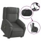 vidaXL Silla de masaje reclinable de pie de tela gris oscuro vidaXL Silla de masaje reclinable de pie de tela gris oscuro
