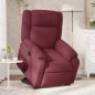 vidaXL Sillón eléctrico reclinable elevable de tela rojo tinto vidaXL Sillón eléctrico reclinable elevable de tela rojo tinto