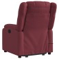vidaXL Sillón de masaje eléctrico reclinable elevable tela rojo tinto vidaXL Sillón de masaje eléctrico reclinable elevable tela rojo tinto
