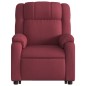 vidaXL Sillón de masaje eléctrico reclinable elevable tela rojo tinto vidaXL Sillón de masaje eléctrico reclinable elevable tela rojo tinto