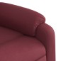 vidaXL Sillón de masaje eléctrico reclinable elevable tela rojo tinto vidaXL Sillón de masaje eléctrico reclinable elevable tela rojo tinto