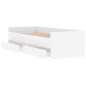 vidaXL Estructura de cama con cajones blanco 90x200 cm vidaXL Estructura de cama con cajones blanco 90x200 cm