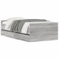 vidaXL Estructura de cama con cajones gris Sonoma 100x200 cm vidaXL Estructura de cama con cajones gris Sonoma 100x200 cm