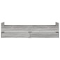 vidaXL Estructura de cama con cajones gris Sonoma 100x200 cm vidaXL Estructura de cama con cajones gris Sonoma 100x200 cm