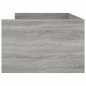 vidaXL Estructura de cama con cajones gris Sonoma 100x200 cm vidaXL Estructura de cama con cajones gris Sonoma 100x200 cm