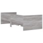 vidaXL Estructura de cama con cajones gris Sonoma 100x200 cm vidaXL Estructura de cama con cajones gris Sonoma 100x200 cm