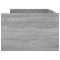 vidaXL Estructura de cama con cajones gris Sonoma 90x200 cm vidaXL Estructura de cama con cajones gris Sonoma 90x200 cm