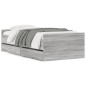 vidaXL Estructura de cama con cajones gris Sonoma 90x200 cm vidaXL Estructura de cama con cajones gris Sonoma 90x200 cm