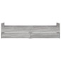 vidaXL Estructura de cama con cajones gris Sonoma 90x200 cm vidaXL Estructura de cama con cajones gris Sonoma 90x200 cm