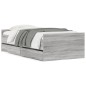 vidaXL Estructura de cama con cajones gris Sonoma 90x190 cm vidaXL Estructura de cama con cajones gris Sonoma 90x190 cm