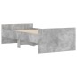 vidaXL Estructura de cama con cajones gris hormigón 90x190 cm vidaXL Estructura de cama con cajones gris hormigón 90x190 cm