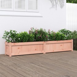 vidaXL Jardinera de madera maciza Douglas 180x31x31 cm