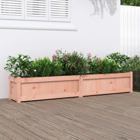 vidaXL Jardinera de madera maciza Douglas 180x31x31 cm