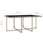 vidaXL Set comedor de jardín 11 piezas y cojines ratán sintético beige