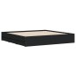 vidaXL Estructura cama con cajones madera ingeniería negra 200x200 cm vidaXL Estructura cama con cajones madera ingeniería negra 200x200 cm